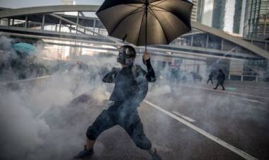 Protestas en Hong Kong: primer herido de bala en el territorio