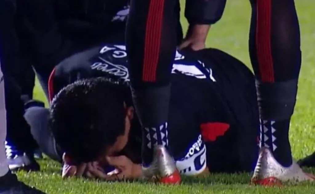 Se lesionó el "Pulga" Rodríguez