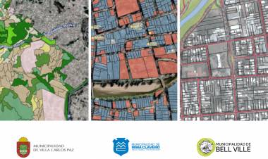 Idecor suma nuevos mapas de tres ciudades cordobesas