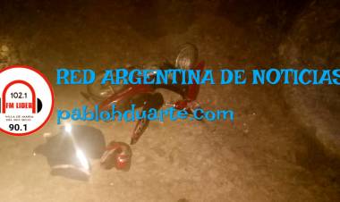 MURIÓ AL ATROPELLAR UNA LIEBRE