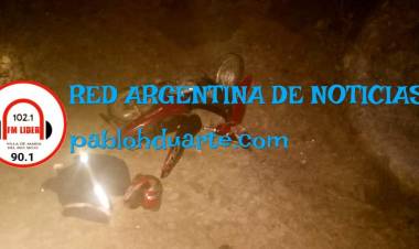 MURIÓ AL ATROPELLAR UNA LIEBRE