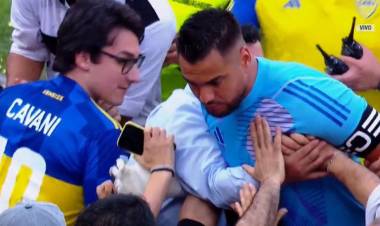 “Chiquito” Romero y un fuerte cruce con los hinchas de Boca