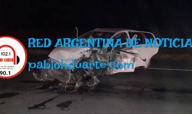 Mujer de 82 años se cruzó de carril y chocó con un camión