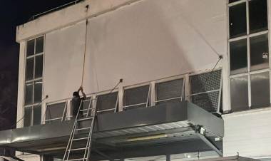 Quitan los murales de Néstor Kirchner 