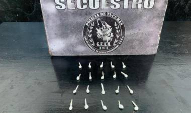 Transportaban ravioles de cocaína