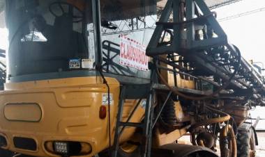 Fitosanitarios: clausuraron maquinaria