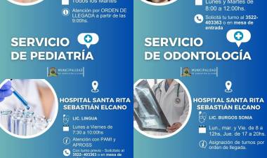 Municipalidad  de Sebastián Elcano informa: