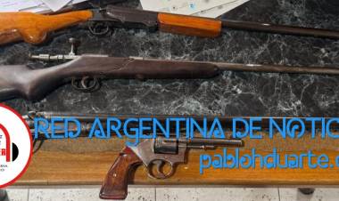 Iban por violencia familiar y tenia armas