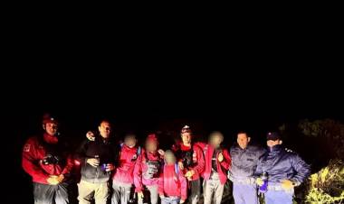 Rescatado junto a sus hijos