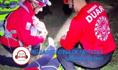 Lesionada en una excursión de supervivencia