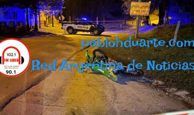 Murió un joven motociclista