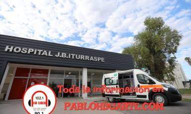 Se reventó un neumático hiriendo a dos hombres 