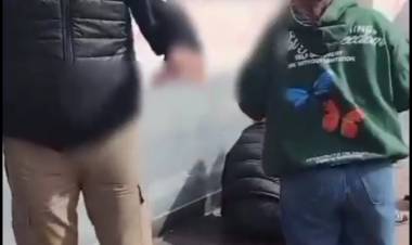 ¡VIOLENCIA EN LA VÍA PÚBLICA!