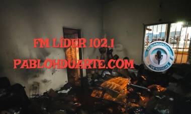 Se les incendió el dormitorio