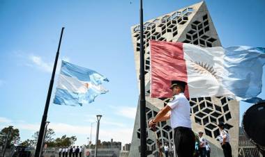 Las banderas a media asta