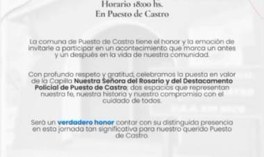 ¡INVITA LA COMUNA DE PUESTO DE CASTRO!