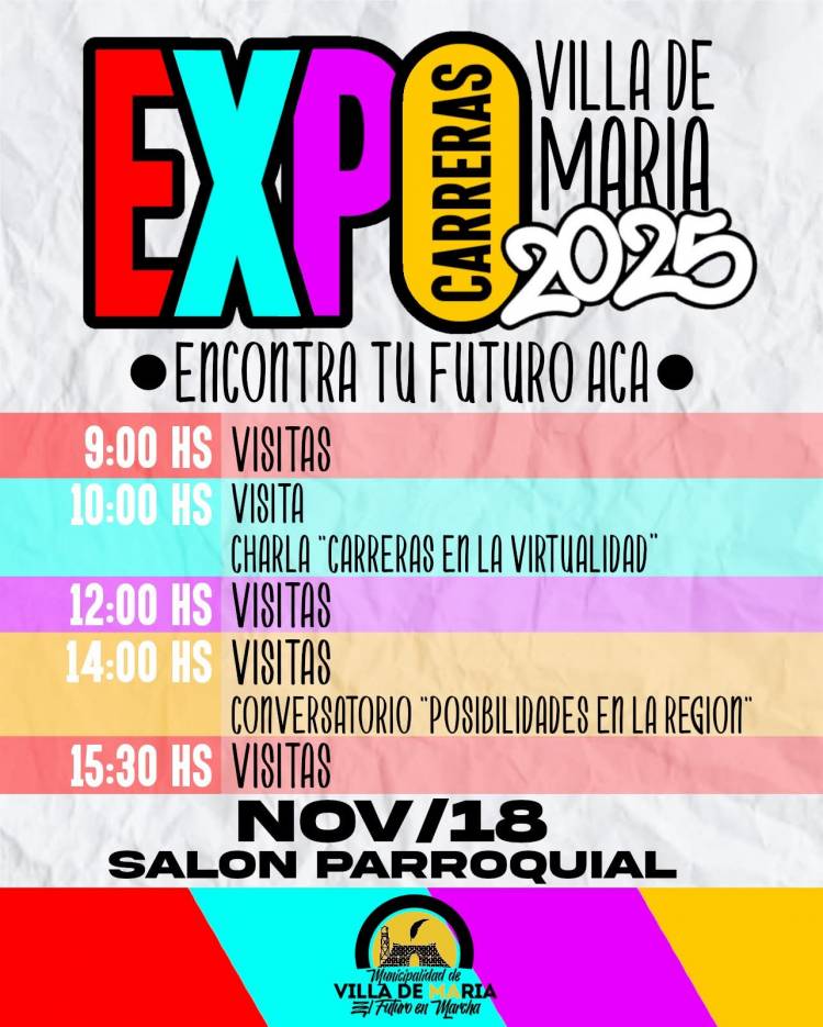 Llega la EXPO CARRERAS 2025