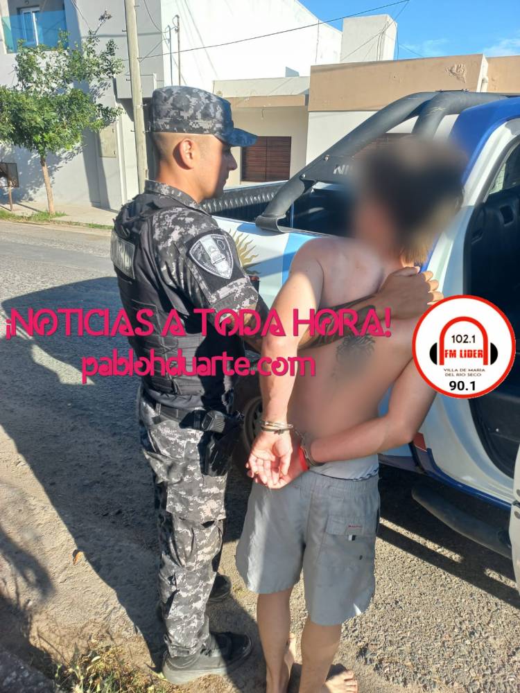 VIOLENTO APREHENDIDO.