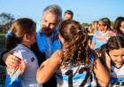 Llaryora inauguró una cancha de hockey olímpica