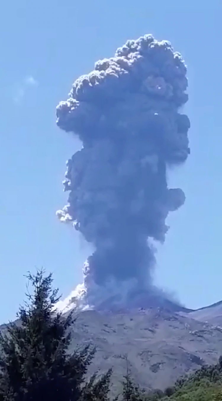 Alerta naranja en Chile por la explosión del volcán Chillán