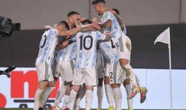 Argentina goleó a Uruguay