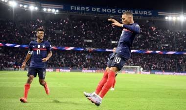 Con Mbappé , Francia se clasificó a Qatar 2022
