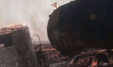 Corrientes: transportaba 30 mil litros de gas explotó 