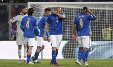Italia quedó fuera del Mundial 2022