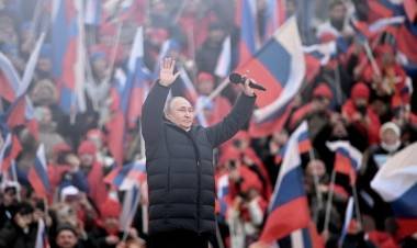 Se disparó la aprobación popular de Putin en Rusia
