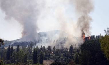 España: Combaten varios incendios forestales