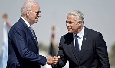 Biden llegó a Israel 