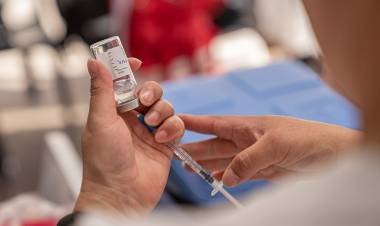 Se alcanzó el 67%cobertura de vacunación