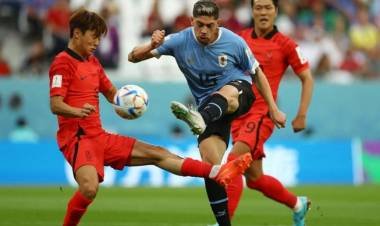 Uruguay y Corea del Sur igualaron sin goles