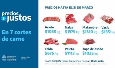 Los precios de la carne estarán congelados hasta fin de marzo