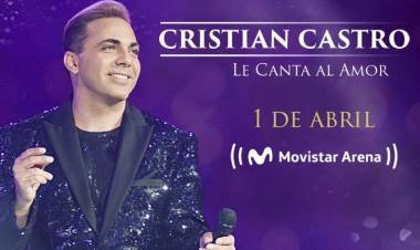 Cristian Castro se presentará en Argentina 