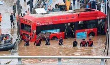 Inundaciones trágicas en Corea del Sur dejan 40 muertos