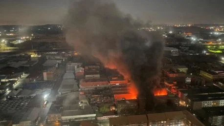 Trágico incendio en Johannesburgo