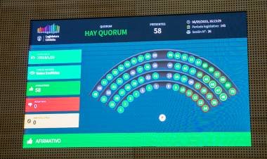 La Legislatura implementó el sistema de votación electrónica