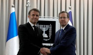 Macron prometió ayudar a Israel