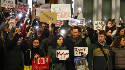 Protestas en Europa por la muerte de Navalny