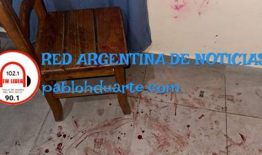 APUÑALÓ A SU MUJER Y A SU HIJO