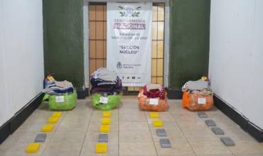 Ocultaban 18 kilos de cocaína entre mercadería