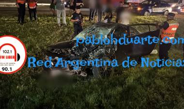 Tres jóvenes accidentados