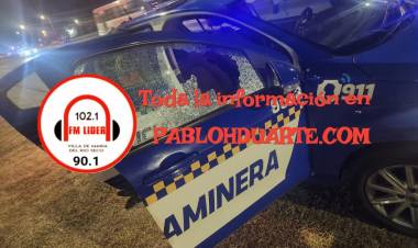 Policias agredidos