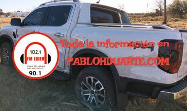 Perdió el control e hizo un trompo