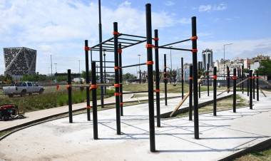 Llegaron los equipos de calistenia