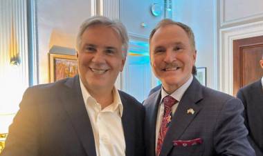 Llaryora culminó la agenda en Nueva York 