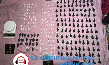 Más de 1000 dosis de drogas