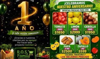 ¡BRINDIS ANIVERSARIO!