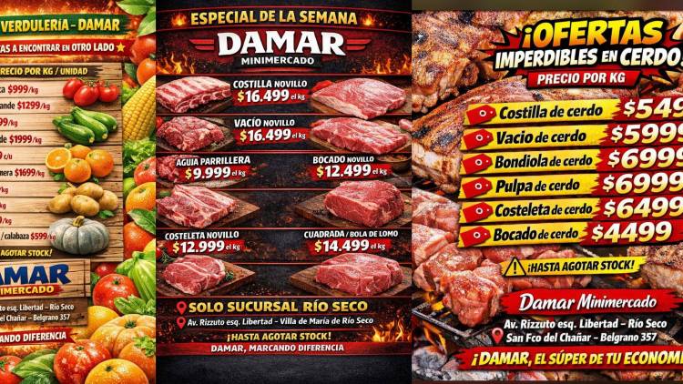 ¡MÁS OFERTAS DE MINIMERCADO DAMAR!